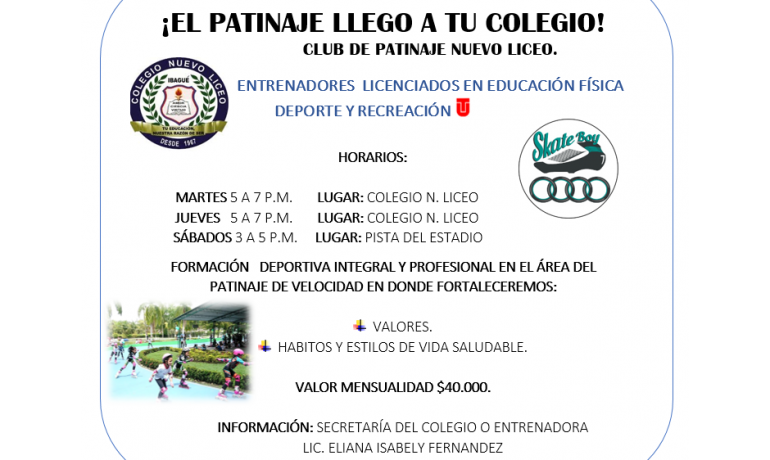 Club de patinaje Nuevo Liceo